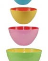 Dci Two Toned Mixing Bowls With Lids, Set of 4