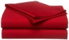 Tommy Hilfiger Solid Standard Pillowcases 200-Thread-Count, Cardinal Red