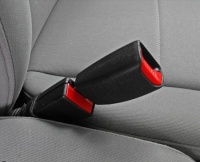 3 Car Seat Belt Extender - Black - Type A (7/8 wide metal tongue) - Buckles Right In!