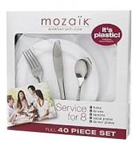 Mozaik  Service for 8, 40-Count