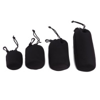 HDE® Neoprene Camera Lens Pouches - Set of 4