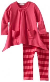 Little Ella Baby-Girls Infant Waldo Tunic Set, Peony, 6-12