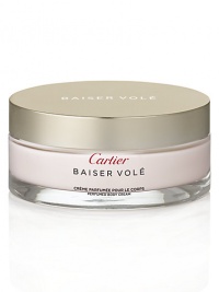 A smooth and delicately perfumed formula cream enriched with lily extract. It is known for its softening qualities, which prolongs the pleasure of the Baiser Volé fragrance and brings a sensation of comfort by leaving the skin intensely moisturized. 6.75 oz.