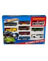 Hot Wheels® 9-car packs deliver nine of the coolest 1:64 scale die-cast vehicles with exclusive decorations.