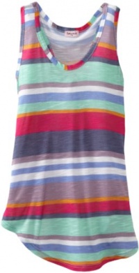 Splendid Girls 7-16 Pensacola Stripe Tank, Dewberry, 12