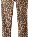 Jolt Girls 7-16 Leopard Skinny Fit Pant, Beige, 10