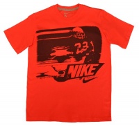 NIKE Boys' Endzone Casual Football Shirt Red-Medium