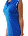 Nike Women's Dri-Fit Sleeveless Button Up Tennis Top 409685-406