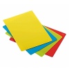 Featured in four vibrant colors, these durable cutting mats from Rosle clean up easily in the dishwasher.