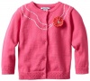 Hartstrings Girls 2-6X Toddler Cotton Cardigan Sweater, Fuchsia Bou, 2T