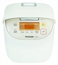 Panasonic SR-MS103 5-Cup (Uncooked) Rice Cooker, White