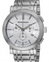 Burberry Men's BU1372 Heritage Silver Chronograph Dial Bracelet Watch