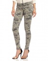 Hudson Women's Collin Skinny, Faded Green Camo, 27