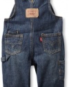 Levi's Baby-Boys Infant Denim Overall, Premium Dark, 24 Months