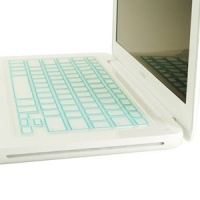 NEW ARRIVAL! TopCase® LIGHT BLUE Silicone Keyboard Cover Skin for Macbook Whtie 13 Unibody with TOPCASE® Logo Mouse Pad