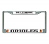 MLB Baltimore Orioles Chrome License Plate Frame