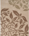 Area Rug 5x8 Rectangle Transitional Beige-Brown Color - Surya Cosmopolitan Rug from RugPal