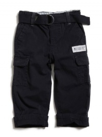 GUESS Belted Cargo Pant, NAVY (18M)