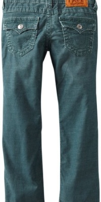 True Religion Boys 2-7 'Jack' Slim Big T Pant, Evergreen, 2