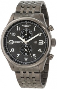 Invicta Men's 0368 II Collection Gunmetal Ion-Plated Stainless Steel Watch