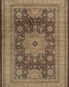 Area Rug 5x7 Rectangle Traditional Brown Color - Momeni Belmont Rug from RugPal