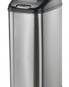 Nine Stars DZT-50-6 Infrared Touchless Stainless Steel Trash Can, 13.2-Gallon