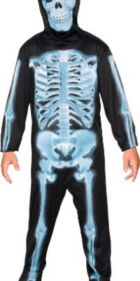 X-Ray Skeleton Child Costume Size Small (5-7)