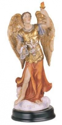 5-Inch Archangel Uriel Holy Figurine Religious Decoration Statue