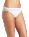 Calvin Klein Women's Seamless Ombre Bikini, White, Medium