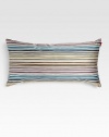 A kaleidoscope of checks lend graphic color to this slim, decorative pillow, the perfect signature accent to any home. Zip closure24W X 12HCottonDry cleanMade in Italy