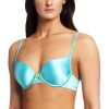 Wonderbra Women's The Wonder of Gel  Seamless Satin Push Up Bra #7234