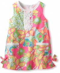 Lilly Pulitzer Girls 2-6X Little Lilly Classic Shift, Multi Ice Cream Social, 3