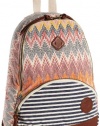 Roxy Juniors Wild Outdoors Mini Backpack, Coral Print Mixing, One Size