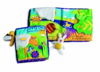 Manhattan Toy Soft Activity Book with Tethered Toy, Sunny Day