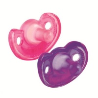 The First Years 2 Pack GumDrop Infant Pacifier, Pink/Purple