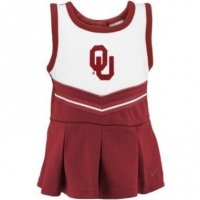 Nike Oklahoma Sooners Girls Toddler Cheerleader Set 4T