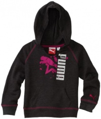 Puma - Kids Girls 2-6X Graphic Star Pullover, Black, 4T