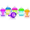 Nuby 2-Pack 8 oz No Spill Cup with Super Spout (Color may vary)