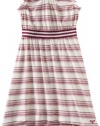 Roxy Kids Girls 7-16 Eternal Bliss Dress, Natural Stripe, Large