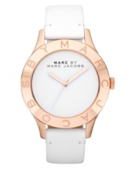 Freshen up your sunny weekend look with this clean watch from Marc by Marc Jacobs.