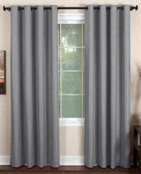 Elrene Essex Grommet 50 X 95 Panel Gray