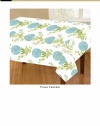 Homewear Full Bloom Printed Microfiber 52 by 70-Inch Oblong Table Cloth