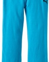 Puma - Kids Girls 2-6X Little Core Yoga Pant, Blue Jewel, 6