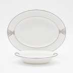 Vera Wang, in collaboration with Wedgwood, has designed a tableware collection full of understated elegance, classic beauty that embraces the ultra chic, sophisticated style that Vera is known for. Imperial Scroll features a graceful platinum scroll adornment that brings to mind ancient royal artwork.