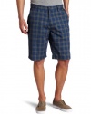 Volcom Men's Frickin Plaid Chino Short, Blue Moon, 30