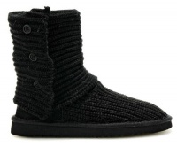 UGG® Australia Classic Cardy Black 2 Kids Boots