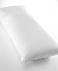 Give your body soothing support with the Restful Nights body pillow. Featuring a 230-thread count cotton cover with a soft garnet fiber fill, this traditional body pillow is an exceptionally comfortable addition to your bed.