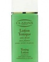 Clarins Toning Lotion Alcohol Free with Iris for Oily to Combination Skin, 200 ML/6.8-Ounce Box