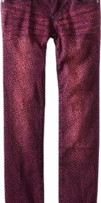 YMI Kids Girls 7-16 Colored Animal Printed Skinny