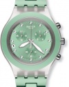 Swatch Men's SVCK4056AG Quarts Date Greendial Plastic Watch